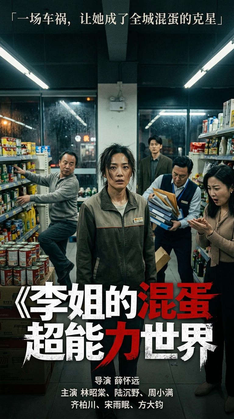 《李姐的混蛋超能力世界》海报